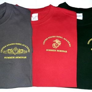 Naval Academy t-shirts 3 size Med